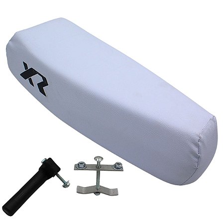 Banco De Mobilete Bikelete Caloi Xr + Presilha + Canote Branco