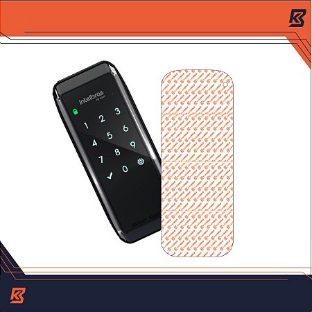 Película Nano Glass Transparente Fechadura Maçaneta Intelbras Fr101