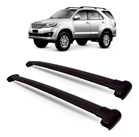 Travessa Aluminio Hilux Sw4 2005 Até 2014 Larga Preto
