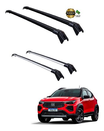 Travessa Fiat Pulse 2021 E 2022 Larga Acoplada Prata