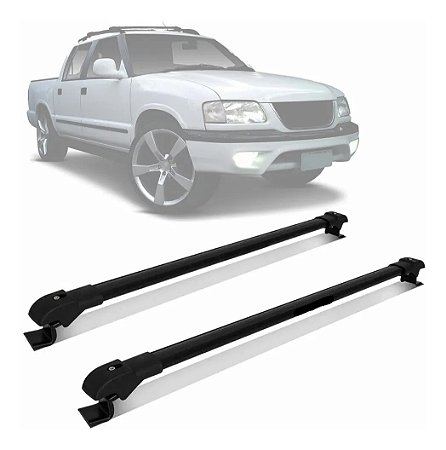 Travessa Aluminio S-10/blazer 2012 Até 2016 Larga Preto