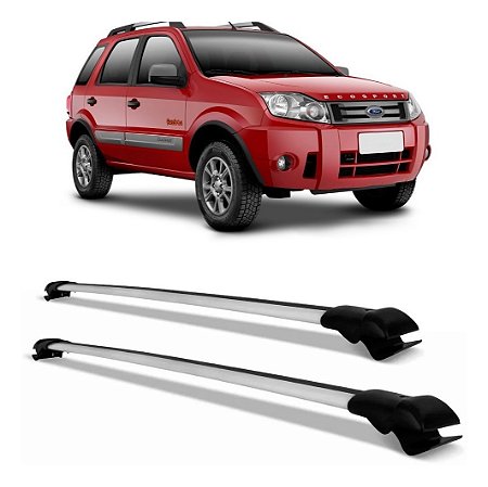 Travessa Aluminio Ecosport 2010 Até 2012 Slim Prata