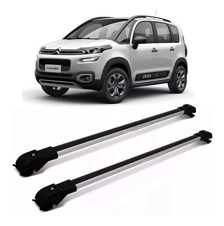 Travessa Aluminio Aircross 2010 Até 2018 Slim Prata