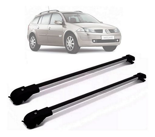 Travessa Aluminio Megane Grand Tour 2006 Até 2012 Slim Preto
