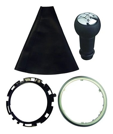 Manopla Marcha Com Coifa Citroen C3 2003 2004 2005 2006 2007 2008 2009 2010 2011 2012