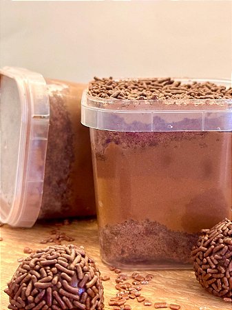 Bolo de pote brigadeiro 250g