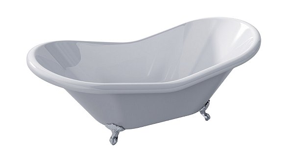 Banheira Dupla Sem Hidromassagem Vitoriana Slipper Mondialle