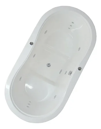 Ofurô Oval Duplo com Hidromassagem Mondialle
