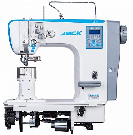 Maquina de Coluna 2 agulha Transp. Triplo Eletro DD MARCA: JACK / MODELO: JK-S5-92S