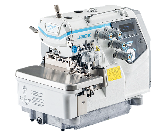 Overloque 4 fios DD eletronica c/ embutidor pneumático BK MARCA: JACK / MODELO: JK-C7 483323BK