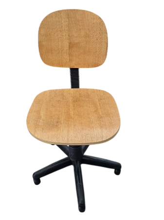 Cadeira para Costureira ergonomica assento madeira 16 mm MARCA: SHALON / MODELO: SF-100