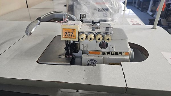 Interloque 5 Fios Transp. Superior Usada MARCA: SIRUBA / MODELO: 757E-RT-516M2-56