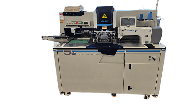 Unidade Automatica para Costura de Bolso Embutido MARCA: JACK / MODELO: JK-J6