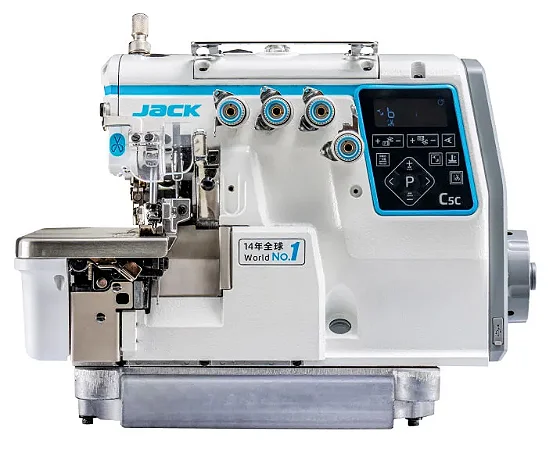 Interloque 5 fios Larga Leve Eletr. c/ sensor de corte de linha diferen. MARCA: JACK / MODELO: JK-C5C-5-03/233 220V