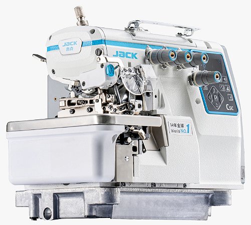 Overloque 3 fios Eletr. c/ sensor de corte de linha diferen. MARCA: JACK / MODELO: JK-C5C-3-02/233 220V