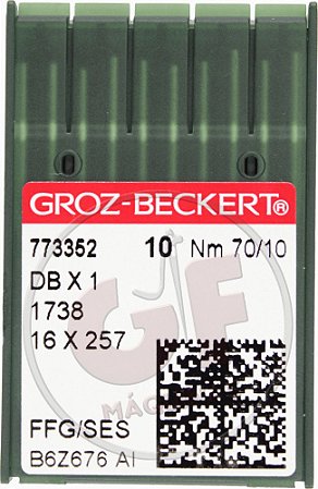 Agulha DBx1 10 MARCA: Groz Beckert / MODELO: DBx1 10