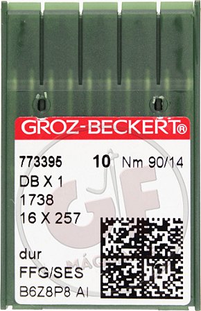 Agulha DBx1 14 MARCA: Groz Beckert / MODELO: DBx1 14