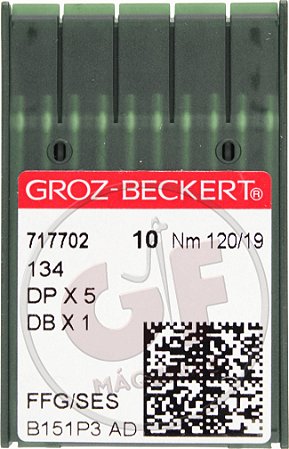 Agulha DPx5 19 MARCA: Groz Beckert / MODELO: DPx5 19