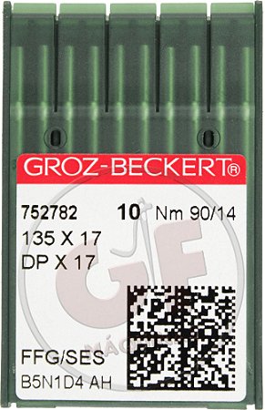 Agulha DPx17 14 MARCA: Groz Beckert / MODELO: DPx17 14