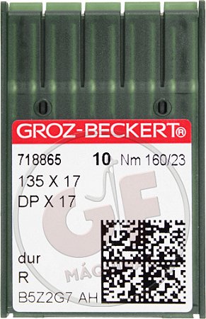 Agulha DPx17 23 MARCA: Groz Beckert / MODELO: DPX17 23