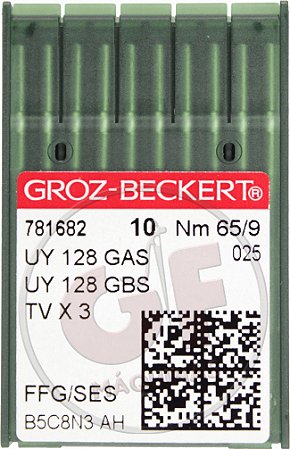 Agulha UYx128 09 MARCA: Groz Beckert / MODELO: UYx128 09