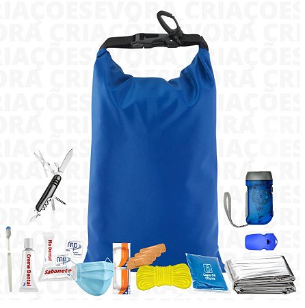 Mini Kit de Emergência Évora - À Prova D'Água EDC