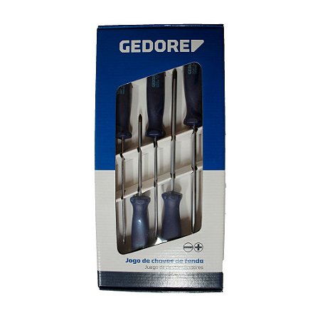 JG CHAVE FENDA E PHILLIPS - 5 PCS - GEDORE