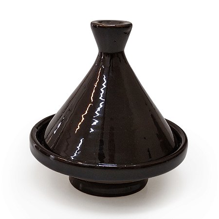 Travessa Tagine Marroquina Pérola Negra | 18x17,5 cm