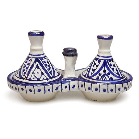 Mini Tagine Duplo Zyan Céu Azul III