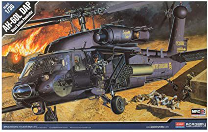 Academy - AH-60L Double Action Penetrator (DAP) Black Hawk - 1/35