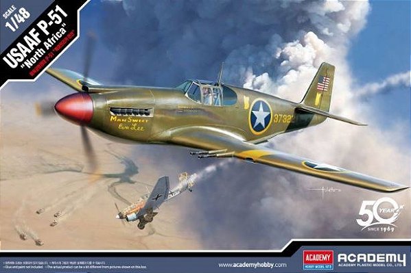 Academy - USAAF P-51 Mustang "North Africa" - 1/48