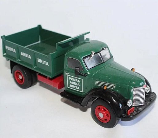 Ixo - Caminhão International Harvester Kb-7 - Pedra, Brita e Areia - 1/43 (sem caixa)