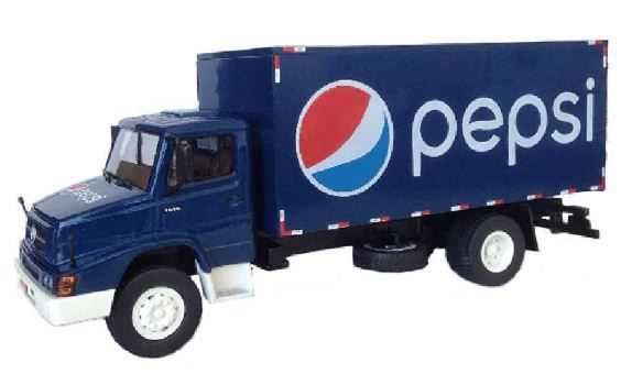 Ixo - Caminhão Mercedes-Benz L1614 (1990-1997) - Pepsi - 1/43