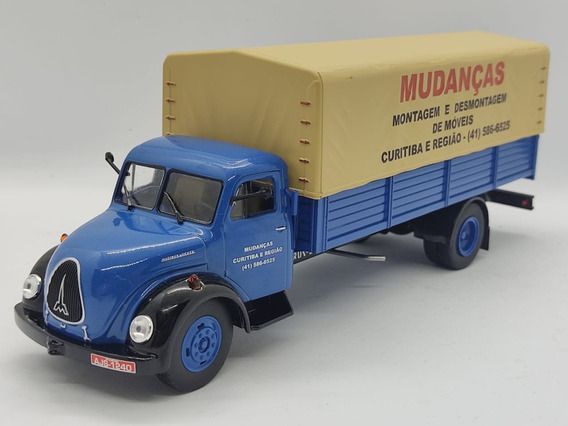 Ixo - Caminhão Magirus Merkur (1951-1975) - Mudanças em Curitiba e Região - 1/43