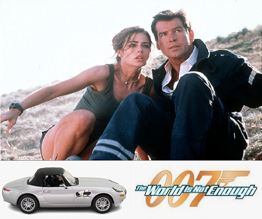 Coleção James Bond 007 Eaglemoss - BMW Z8 - 007: O Mundo Não é o Bastante - 1/43