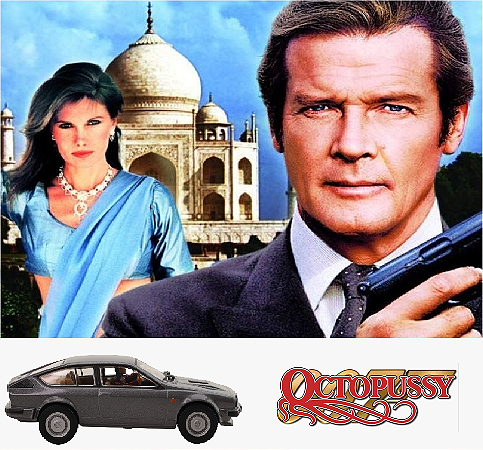 Coleção James Bond 007 Eaglemoss - Alfa Romeo GTV6 - 007 contra Octopussy - 1/43