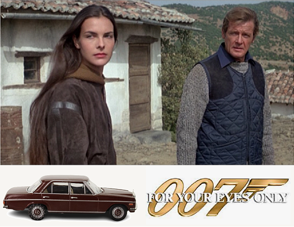 Coleção James Bond 007 Eaglemoss - Mercedes-Benz 200 D  - 007: Somente Para Seus Olhos - 1/43