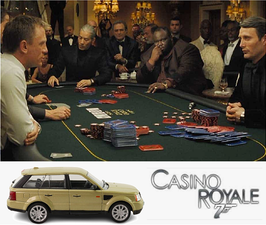 Coleção James Bond 007 Eaglemoss - Range Rover Sport - 007: Cassino Royale - 1/43