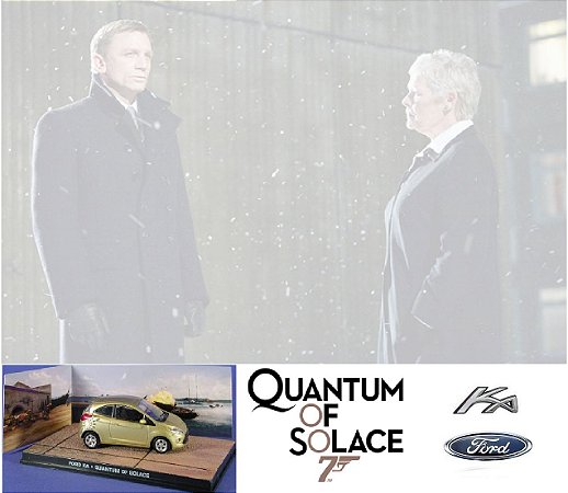 Coleção James Bond 007 Eaglemoss - Ford Ka - 007: Quantum of Solace - 1/43
