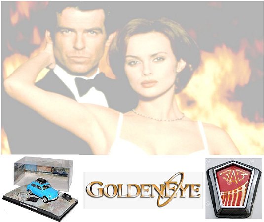 Coleção James Bond 007 Eaglemoss - Zaz-965A - 007 Contra GoldenEye - 1/43