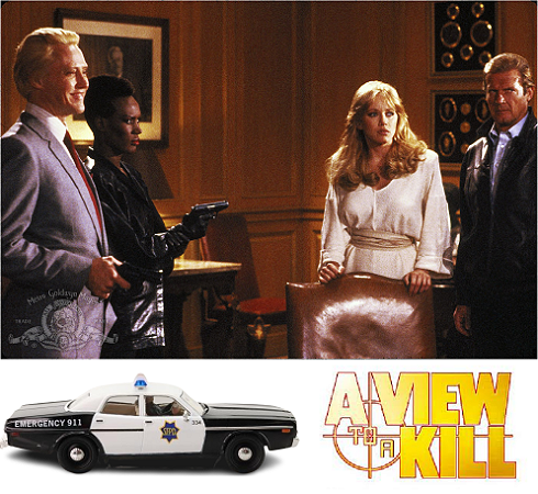 Coleção James Bond 007 Eaglemoss - Dodge Monaco "Polícia de São Francisco" - 007 Na Mira dos Assassinos - 1/43