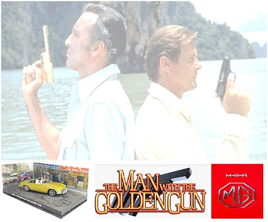 Coleção James Bond 007 Eaglemoss - MGB - 007 Contra o Homem com a Pistola de Ouro - 1/43