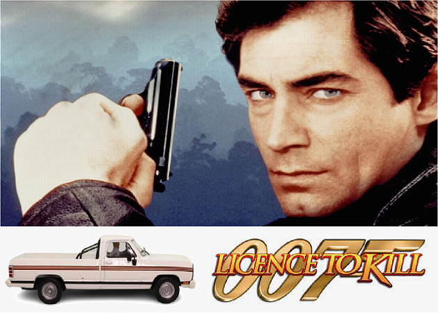 Coleção James Bond 007 Eaglemoss - Dodge Ram - 007: Permissão Para Matar - 1/43