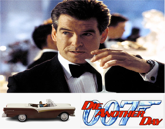 Coleção James Bond 007 Eaglemoss - Ford Fairlane - 007: Um Novo Dia Para Morrer - 1/43