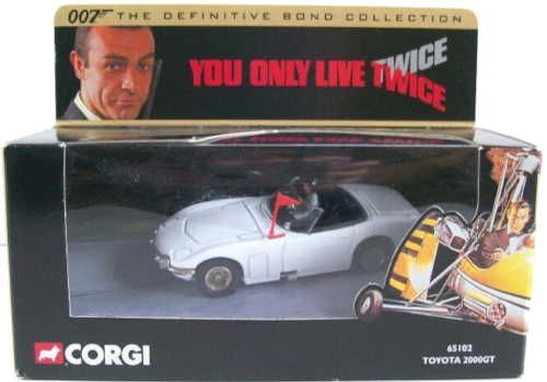 CORGI - Toyota 2000GT - Com 007 Só Se Vive Duas Vezes (You Only Live Twice) - 1/43