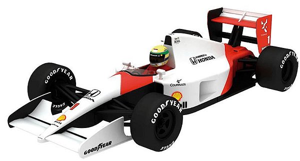 Coleção Lendas Brasileiras do Automobilismo Eaglemoss - McLaren MP4/6B Honda 1992 - 1/43