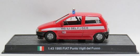 Fiat: Punto - Vermelho - 1:43