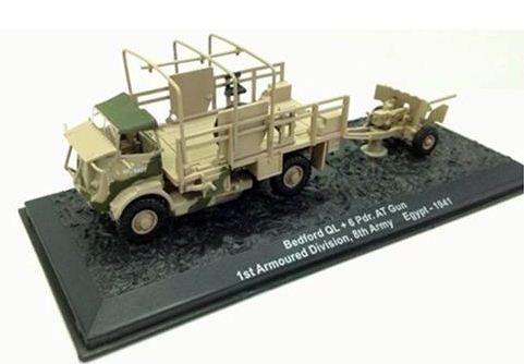 Blindados de Combate - Bedford QL + 6Pdr. AT Gun 1st Armoured Division, 8th Army - Egypt 1941 - 1/72