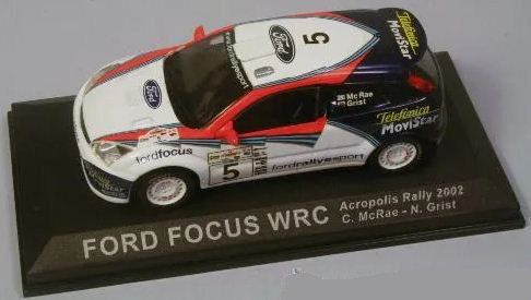 Ixo - Ford Focus WRC - Acropolis Rally 2002 - 1/43