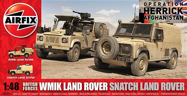 AirFix - WMIK Land Rover/Snatch Land Rover "Operation Herrick Afghanistan" - 1/48
